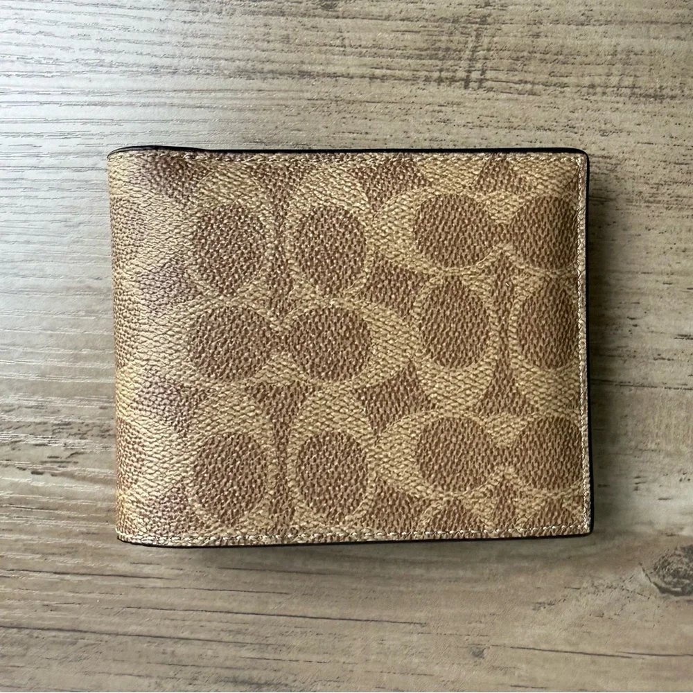 Coach signature coated